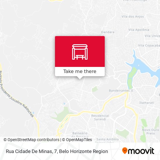 Rua Cidade De Minas, 7 map