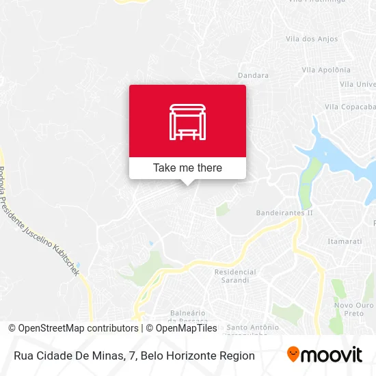 Rua Cidade De Minas, 7 map