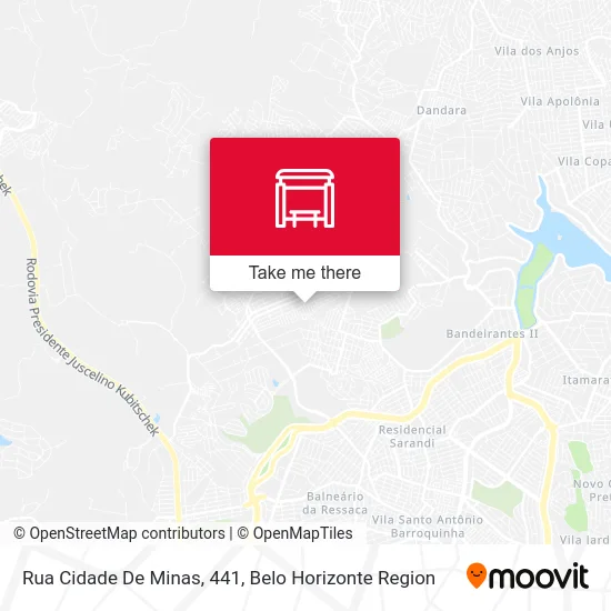 Rua Cidade De Minas, 441 map