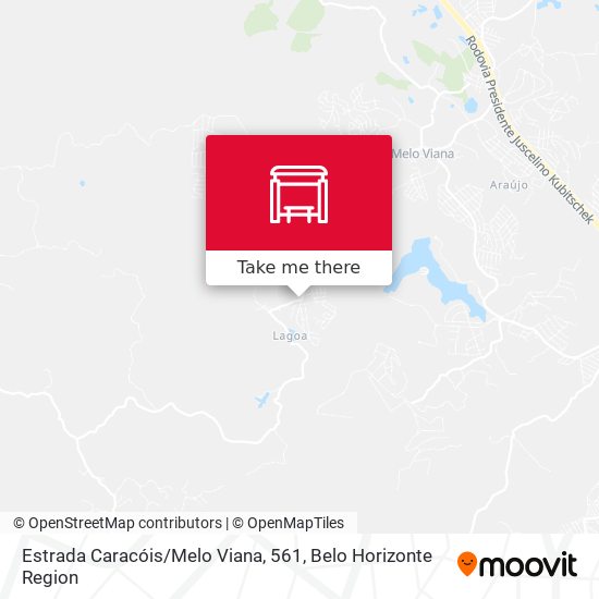 Estrada Caracóis / Melo Viana, 561 map