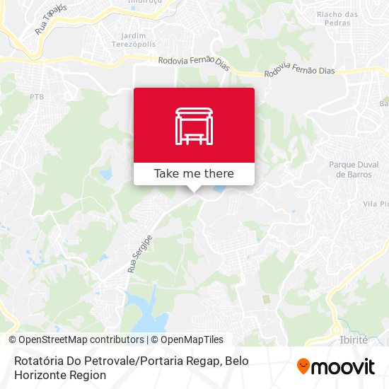 Mapa Rotatória Do Petrovale / Portaria Regap