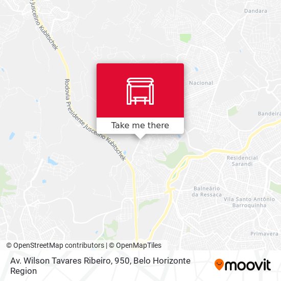 Av. Wilson Tavares Ribeiro, 950 map