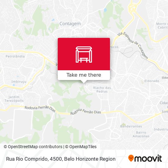Rua Rio Comprido, 4500 map