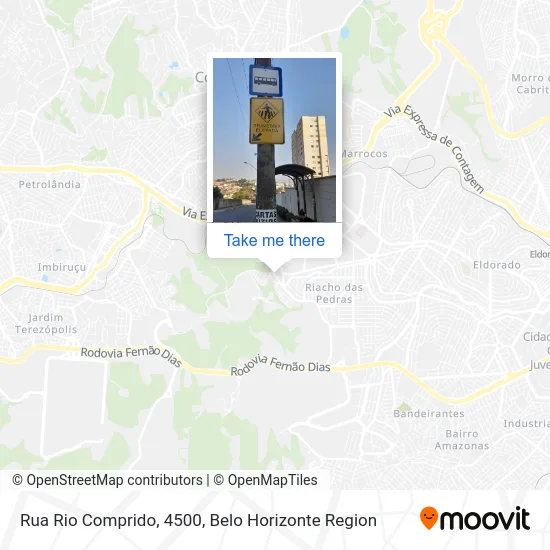 Rua Rio Comprido, 4500 map