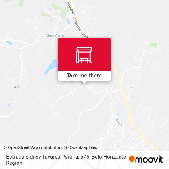 Estrada Sidney Tavares Pereira, 675 map