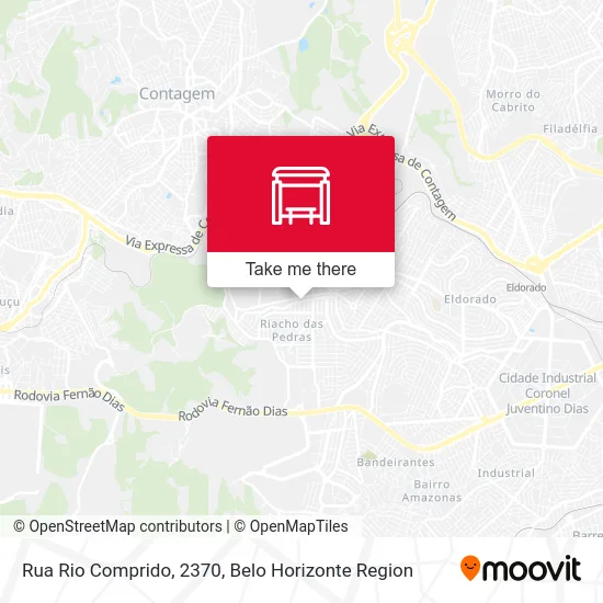 Rua Rio Comprido, 2370 map