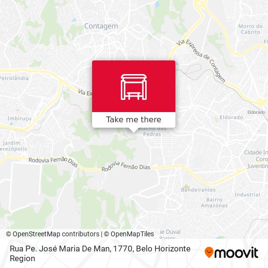 Rua Pe. José Maria De Man, 1770 map