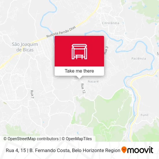 Rua 4, 15 | B. Fernando Costa map