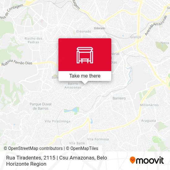 Rua Tiradentes, 2115 | Csu Amazonas map