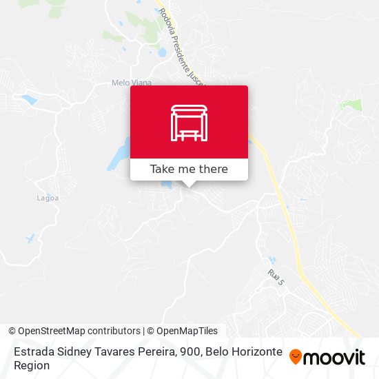 Estrada Sidney Tavares Pereira, 900 map