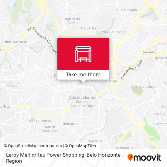 Leroy Merlin / Itaú Power Shopping map