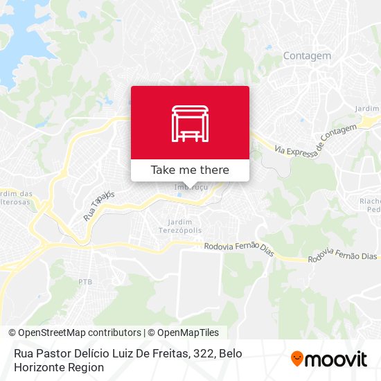 Rua Pastor Delício Luiz De Freitas, 322 map