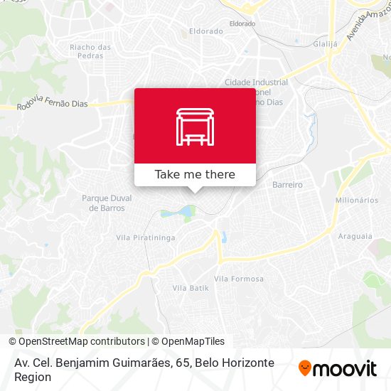 Av. Cel. Benjamim Guimarães, 65 map