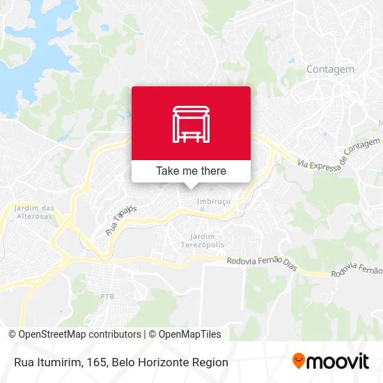 Rua Itumirim, 165 map