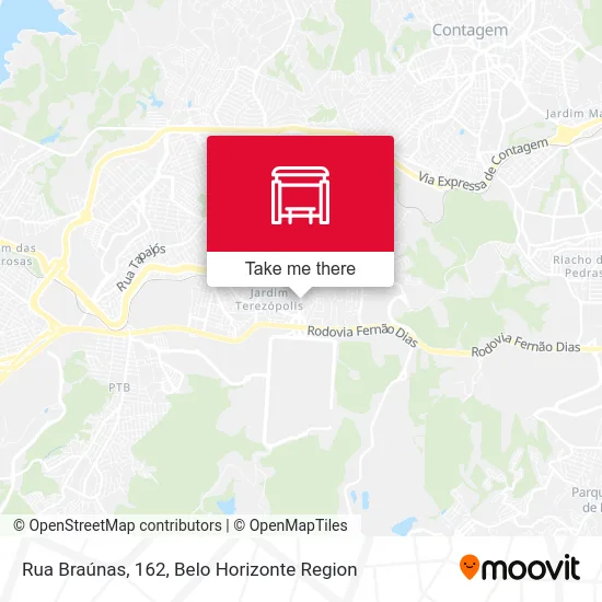 Rua Braúnas, 162 map