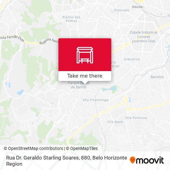 Rua Dr. Geraldo Starling Soares, 880 map