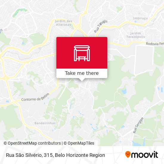 Rua São Silvério, 315 map