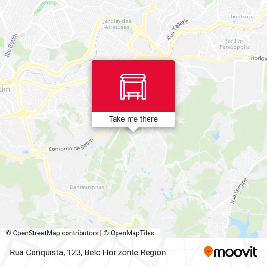 Rua Conquista, 123 map