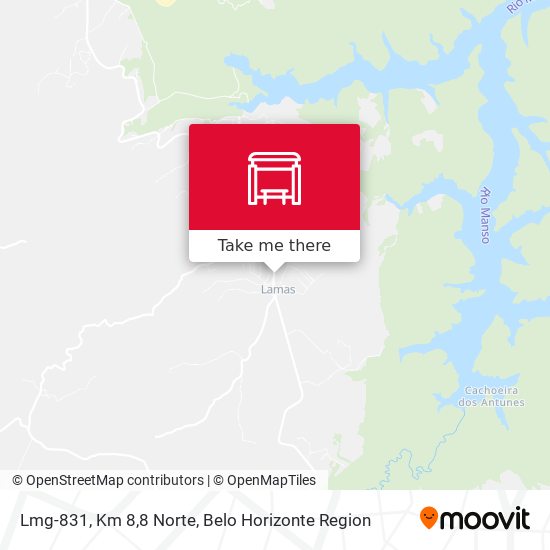 Lmg-831, Km 8,8 Norte map