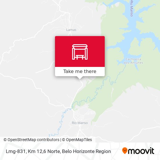Lmg-831, Km 12,6 Norte map