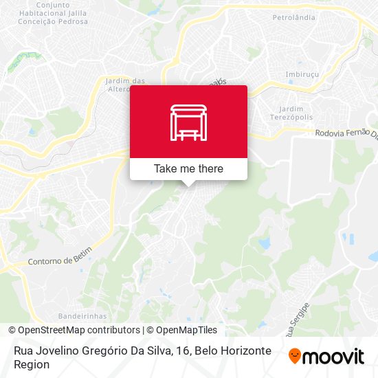 Rua Jovelino Gregório Da Silva, 16 map