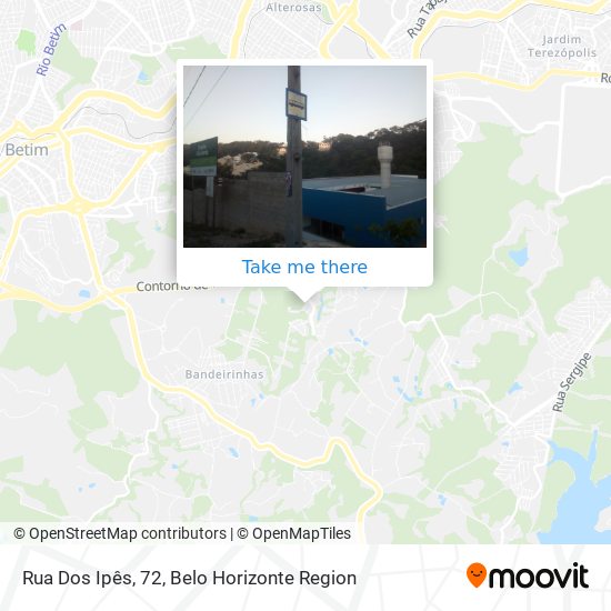 Rua Dos Ipês, 72 map