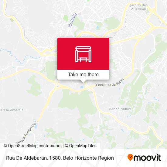 Rua De Aldebaran, 1580 map