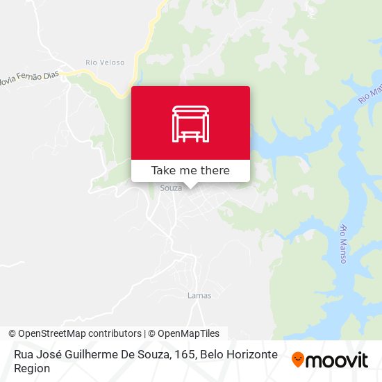 Rua José Guilherme De Souza, 165 map