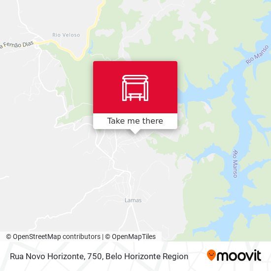 Rua Novo Horizonte, 750 map