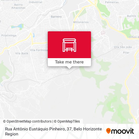 Rua Antônio Eustáquio Pinheiro, 37 map