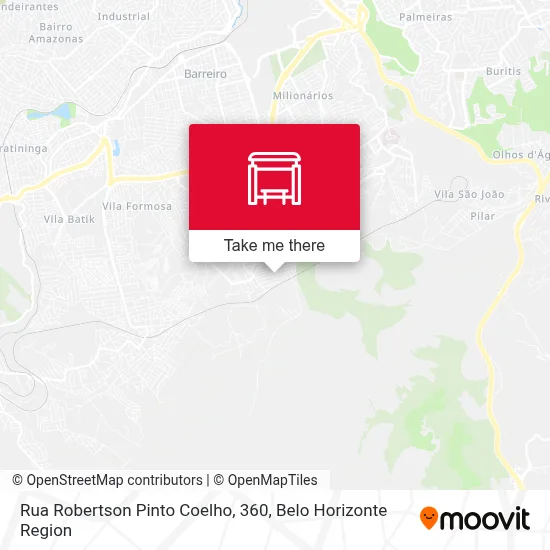 Rua Robertson Pinto Coelho, 360 map