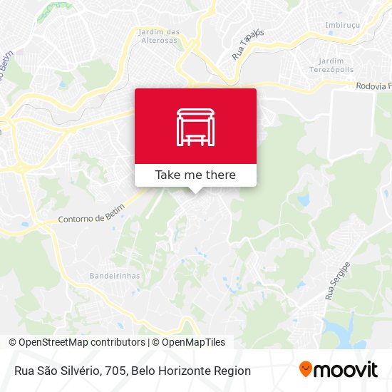 Rua São Silvério, 705 map