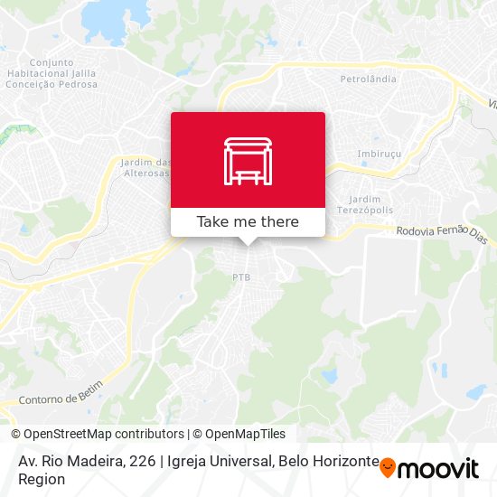Av. Rio Madeira, 226 | Igreja Universal map