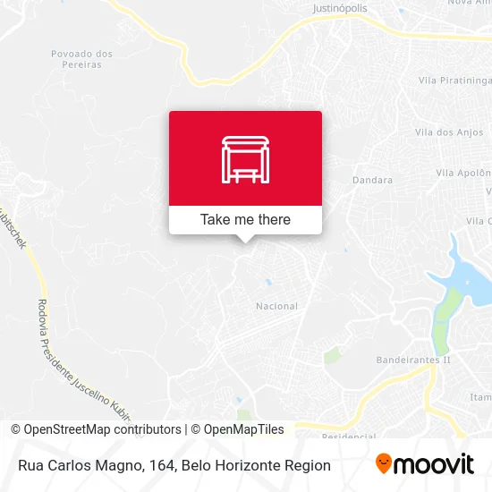 Rua Carlos Magno, 164 map