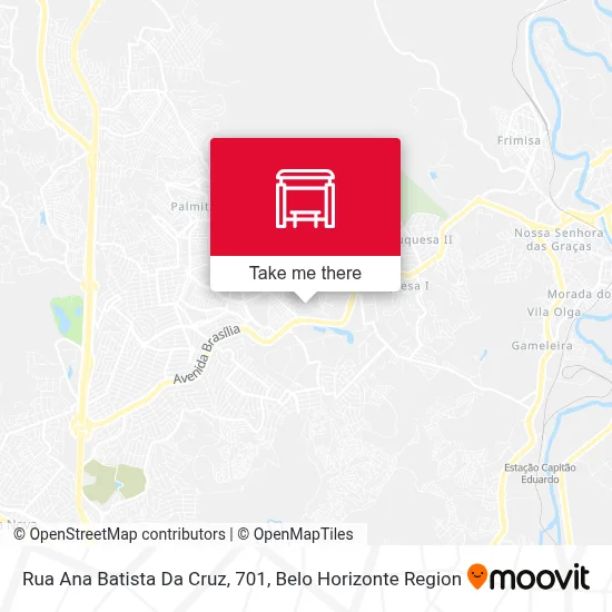 Rua Ana Batista Da Cruz, 701 map