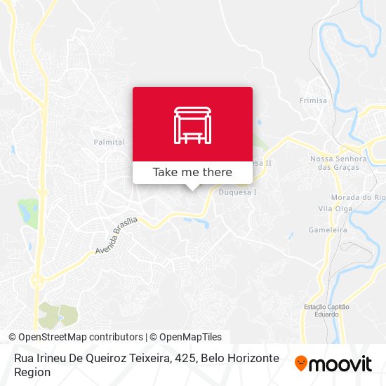 Rua Irineu De Queiroz Teixeira, 425 map