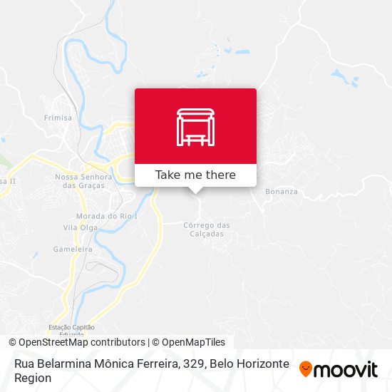 Rua Belarmina Mônica Ferreira, 329 map
