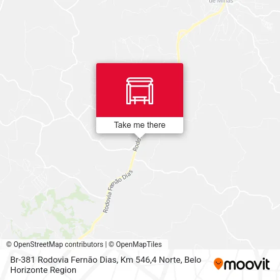 Br-381 Rodovia Fernão Dias, Km 546,4 Norte map