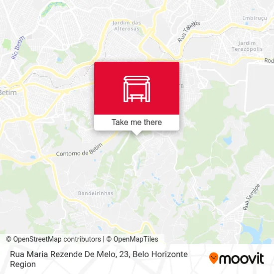 Rua Maria Rezende De Melo, 23 map