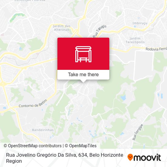 Rua Jovelino Gregório Da Silva, 634 map