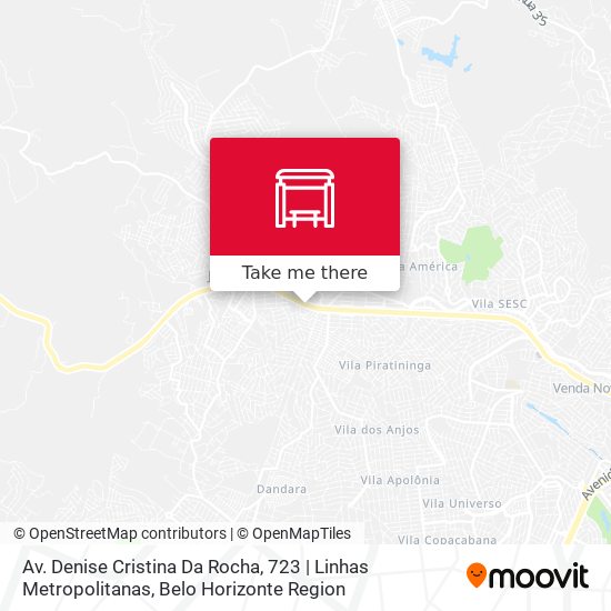 Av. Denise Cristina Da Rocha, 723 | Linhas Metropolitanas map