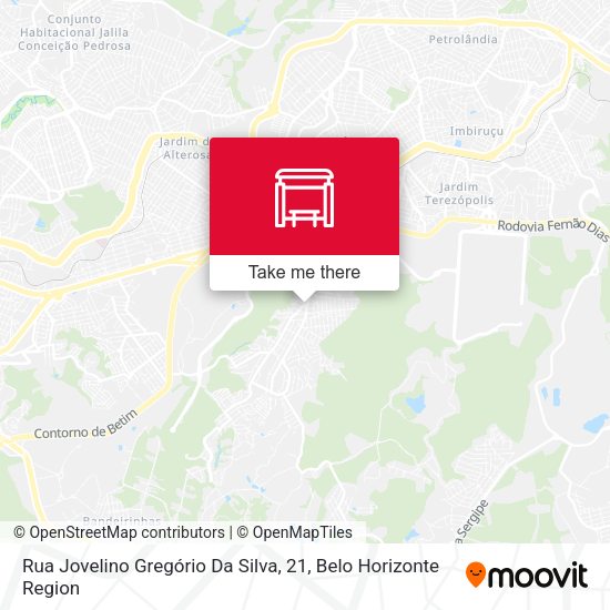 Rua Jovelino Gregório Da Silva, 21 map