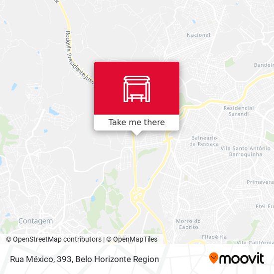Rua México, 393 map