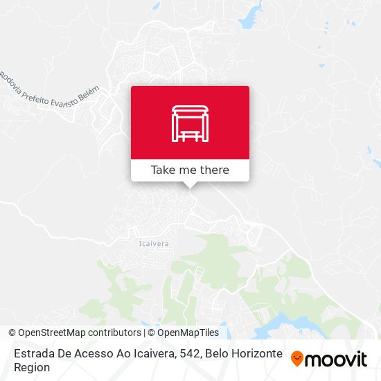 Estrada De Acesso Ao Icaivera, 542 map