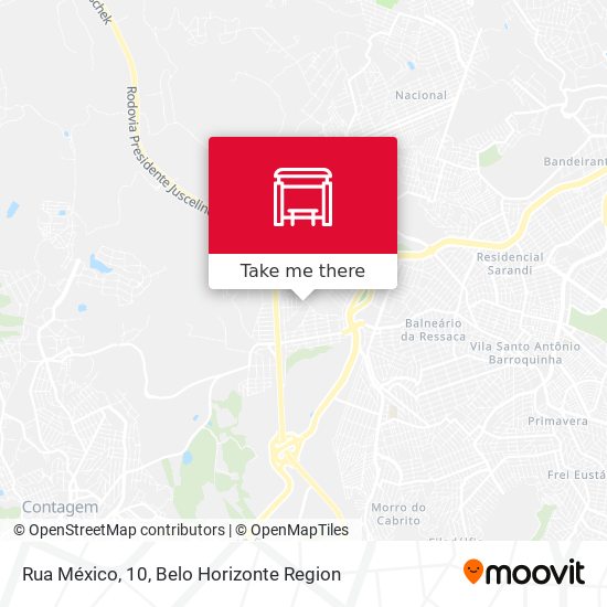 Rua México, 10 map