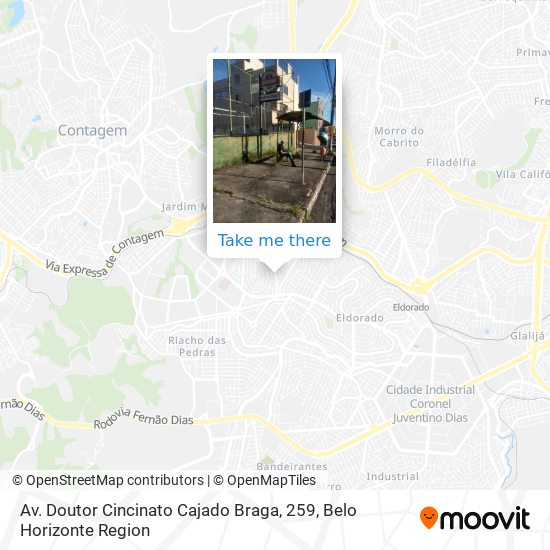 Av. Doutor Cincinato Cajado Braga, 259 map