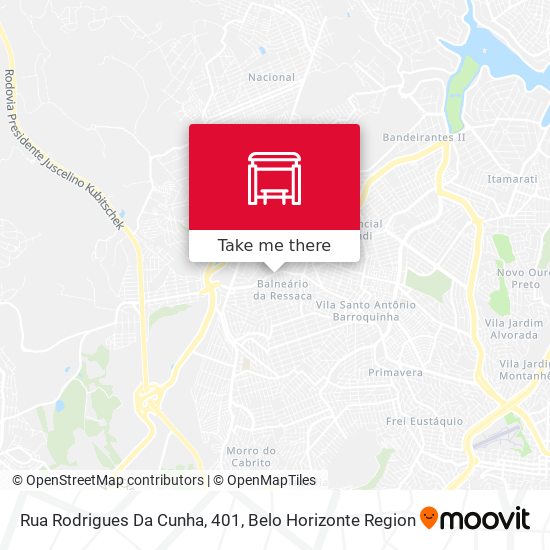 Mapa Rua Rodrigues Da Cunha, 401