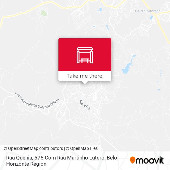 Rua Quênia, 575 Com Rua Martinho Lutero map