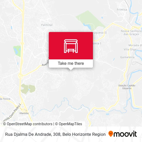 Rua Djalma De Andrade, 308 map