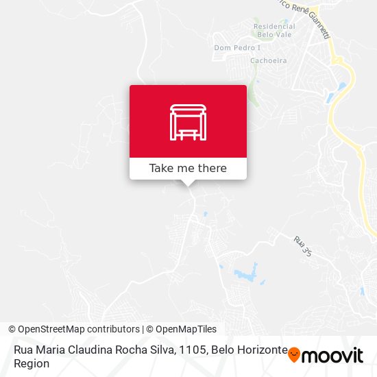 Mapa Rua Maria Claudina Rocha Silva, 1105